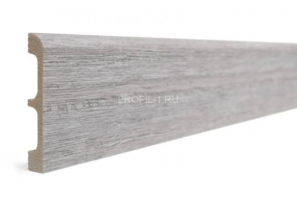 Напольный плинтус Decor-Dizayn 706-89SH полистирол под дерево 80х13х2400 мм