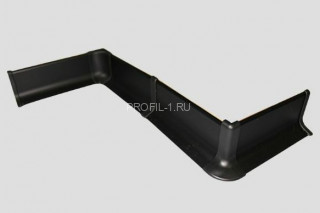 Алюминиевый плинтус напольный 40 мм Effector Q 63.005 черный 2,7 м Алюминиевый плинтус напольный 40 мм Effector Q 63.005 черный 2,7 м