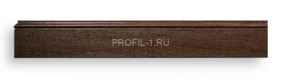 Плинтус напольный DECOMASTER D005-81ДМ (79x13x2400) с кабель-каналом Орех