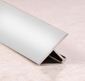 Алюминиевый Т-профиль 10 мм ПТ-10 серебро глянец 2,7 м