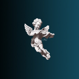 Декоративный орнамент Перфект G2345L левый белый 400х200х50 мм