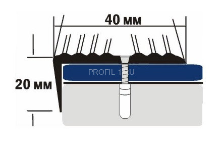 Алюминиевый порог угловой 20х40 мм с рифлением Д16 КД Ясень беленый 2,7 м (упаковка 10 штук) Алюминиевый порог угловой 20х40 мм с рифлением Д16 КД Ясень беленый 2,7 м (упаковка 10 штук)