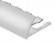 Профиль С-образный гибкий алюминий для плитки 8 мм PV10-02 eco серебро матовое 2,7 м