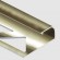 Профиль для плитки С-образный алюминий 12 мм PV15-13 песок блестящий 2,7 м