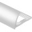 Алюминиевый профиль для плитки С-образный 12 мм PV18-24 белый Ral 9016 2,7 м