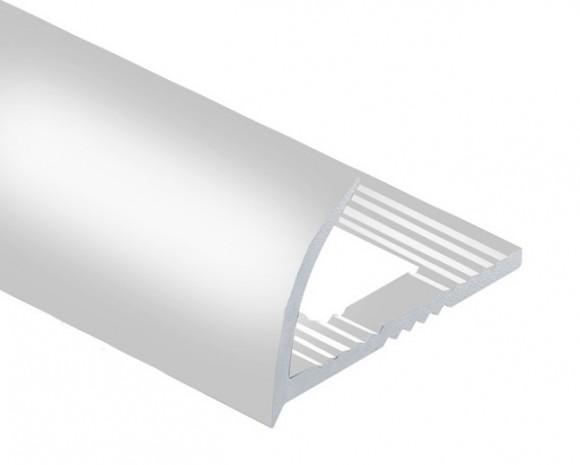 Алюминиевый профиль для плитки С-образный 12 мм PV18-24 белый Ral 9016 2,7 м