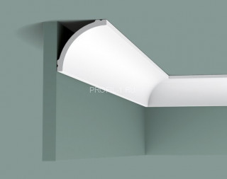 Потолочный плинтус Orac Decor Durofoam CB524N белый полистирол 90х90 мм 2м