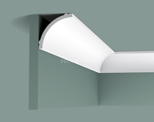 Потолочный плинтус Orac Decor Durofoam CB524N белый полистирол 90х90 мм 2м