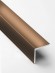 Угол защитный 20х20 мм прямой алюминий PV74-37 светло коричневый Ral 8025 2,7 м