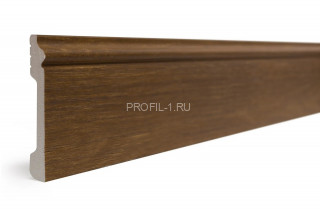 Напольный плинтус Decor-Dizayn 005-85SH полистирол под дерево 79х13х2400 мм