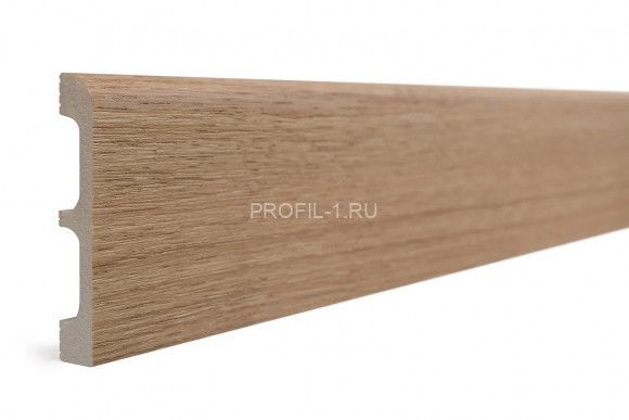 Напольный плинтус Decor-Dizayn 706-90SH полистирол под дерево 80х13х2400 мм