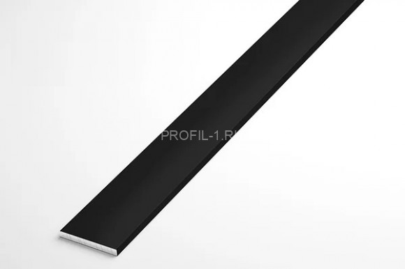 Алюминиевая полоса 10 мм ПА-10 черная матовая 2,7 м Алюминиевая полоса 10 мм ПА-10 черная матовая 2,7 м