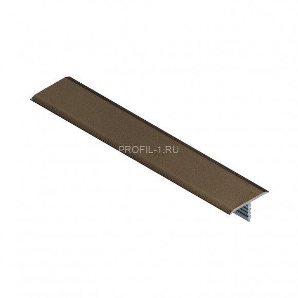 Алюминиевый профиль T-образный 10мм NEEXY PV101-47-MBR-D темная бронза матовая 2.7м