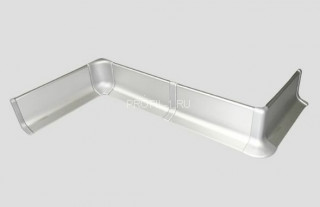 Алюминиевый плинтус напольный 40 мм Effector Q 63.01 серебро 2,7 м Алюминиевый плинтус напольный 40 мм Effector Q 63.01 серебро 2,7 м