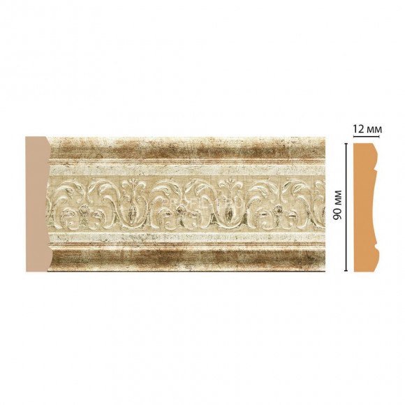 Молдинг DECOMASTER 163-127 (90x12x2400) цвет Бронза Молдинг DECOMASTER 163-127 (90x12x2400) цвет Бронза