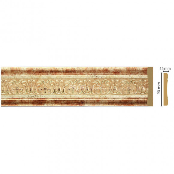 Молдинг DECOMASTER 163-127 (90x12x2400) цвет Бронза Молдинг DECOMASTER 163-127 (90x12x2400) цвет Бронза