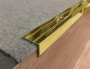 Латунный порог угловой с насечками SL10 ON 24х10 полированный 2,7м Латунный порог угловой с насечками SL10 ON 24х10 полированный 2,7м