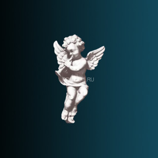 Декоративный орнамент Перфект G2345R правый белый 400х200х50 мм