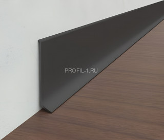 Алюминиевый плинтус напольный 80 мм Диал ПЛ-80 черный 3 м Алюминиевый плинтус напольный 80 мм Диал ПЛ-80 черный 3 м