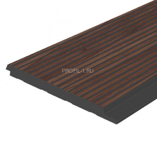 Стеновая панель Hiwood LV127L BR395K под дерево 120х12 мм 2,7 м