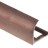 Профиль для плитки С-образный внешний алюминий 12 мм PV24-14 розовый матовый 2,7 м