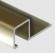 Профиль для плитки П-образный алюминий 10х10 мм PV31-13 песок блестящий 2,7 м