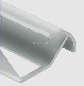 Профиль под плитку для наружных углов 10 мм алюминий PV70-01 полированный 2,7 м