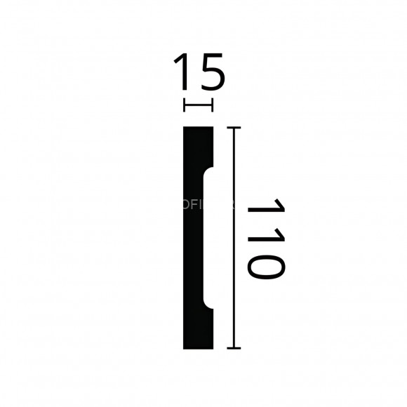 Напольный плинтус NMC Walstyl FD2S белый полистирол 15х110 мм 200 см Напольный плинтус NMC Walstyl FD2S белый полистирол 15х110 мм 200 см