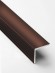 Угол защитный 20х20 мм прямой алюминий PV74-39 коричневый Ral 8011 2,7 м