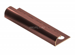 С-профиль 10 мм латунный NEEXY PVL17-05 ANTCL антик медь светлая 2.7м