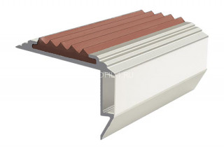 Алюминиевый порог угловой противоскользящий с подсветкой 26х45 мм АУ-45-LED-Анод серебро-коричневый 2,0 м Алюминиевый порог угловой противоскользящий с подсветкой 26х45 мм АУ-45-LED-Анод серебро-коричневый 2,0 м