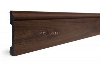 Напольный плинтус Decor-Dizayn 005-88SH полистирол под дерево 79х13х2400 мм