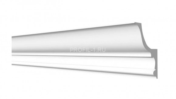 Потолочный плинтус с подсветкой Decor-Dizayn DD509 полистирол белый, под покраску 120х75х2000 мм