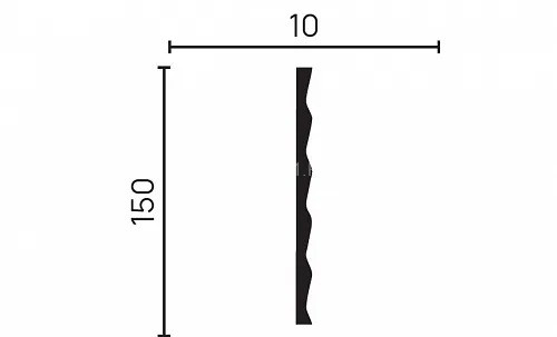 Стеновая декоративная панель 3D Decor-Dizayn DD903 из полистирола белая, под покраску 150х10х2000 мм Стеновая декоративная панель 3D Decor-Dizayn DD903 из полистирола белая, под покраску 150х10х2000 мм