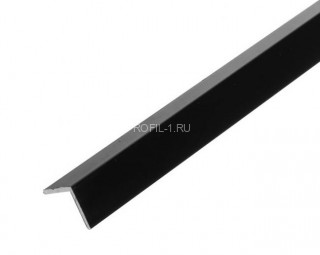 Алюминиевый уголок 10х10 Евротрим 0322.05 черный 3 м Алюминиевый уголок 10х10 Евротрим 0322.05 черный 3 м