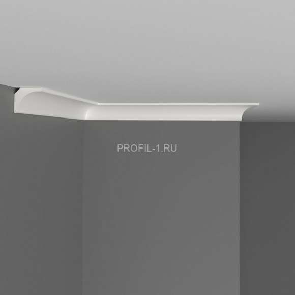 Плинтус потолочный DECOMASTER D133ДМ (20x20x2000) ударопрочный, белый, под покраску
