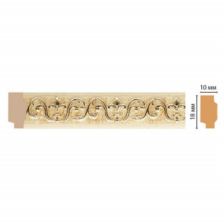 Молдинг DECOMASTER 158-1028 (18x10x2400) цвет Бежевый антик Молдинг DECOMASTER 158-1028 (18x10x2400) цвет Бежевый антик