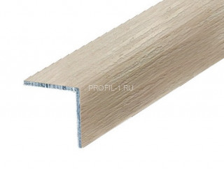 Алюминиевый уголок 15х15 мм равнополочный Л Дуб жемчужный 2,7 м (упаковка 10 штук)