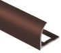 Профиль для плитки С-образный внешний алюминий 12 мм PV24-10 коричневый матовый 2,7 м