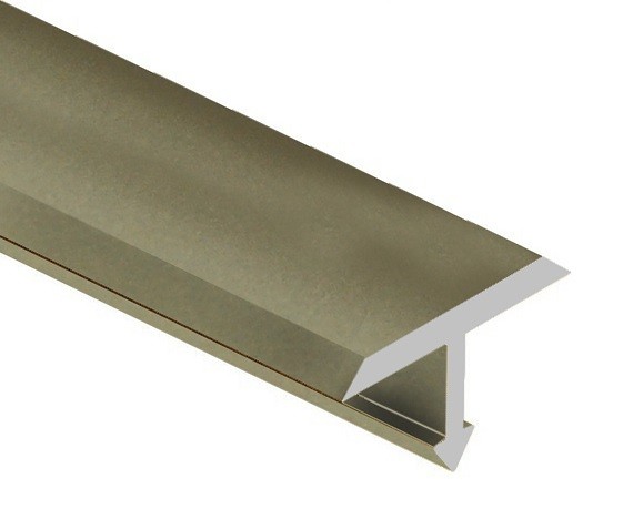 Профиль Т-образный 15 мм алюминий плоский PV35-16 титан матовый 2,7 м