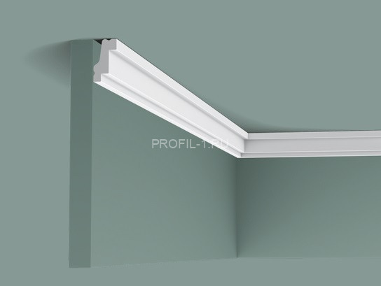 Потолочный плинтус Orac Decor Durofoam CB530N белый полистирол 27х15 мм 2м