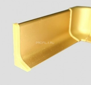 Фурнитура для плинтуса Effector окончания лев+пр Q 63.00 золото