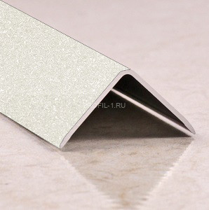Декоративный уголок 10х10 мм алюминиевый ПН-10х10 бежевый муар 2,7 м