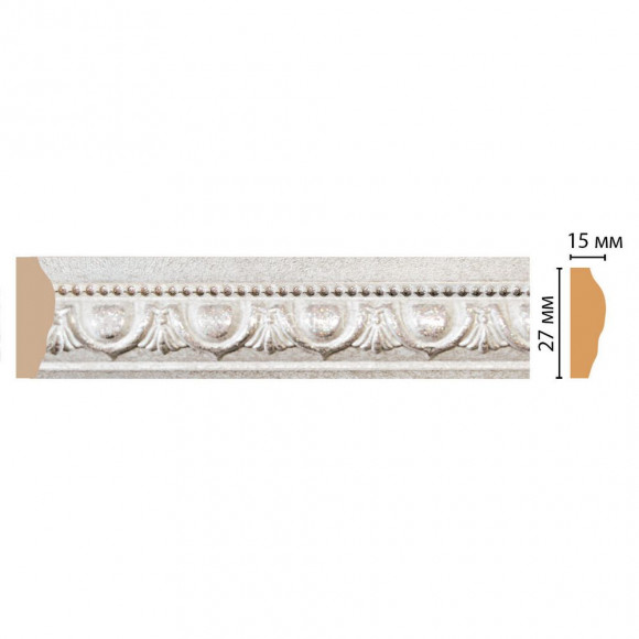 Молдинг DECOMASTER 128D-19D ДМ (27x15x2400) цвет Бежевый Молдинг DECOMASTER 128D-19D ДМ (27x15x2400) цвет Бежевый