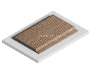 Декоративная панель HiWood LV127L BR416 под дерево 12х120 мм 2,7 м