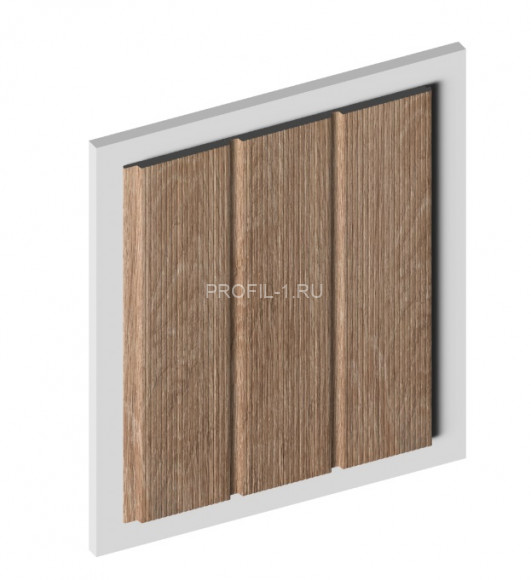 Декоративная панель HiWood LV127L BR416 под дерево 12х120 мм 2,7 м