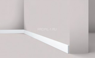 Напольный плинтус NMC Wallstyl FL10 белый полистирол 8х50 мм 2м Напольный плинтус NMC Wallstyl FL10 белый полистирол 8х50 мм 2м