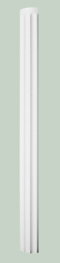 Полуколонна Orac Decor K1001 белая полиуретан 1995х110х220 мм