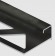 Профиль С-образный для плитки угловой внутренний 12 мм алюминий PV55-18 черный матовый 2,7 м