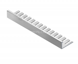 L-профиль алюминиевый гибкий 12.5 мм  NEEXY PV06-41 SW муар белый 2.7 м